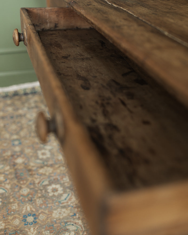 1880s Irish Table with Drawer
