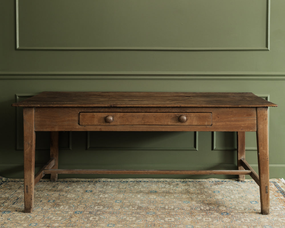 1880s Irish Table with Drawer