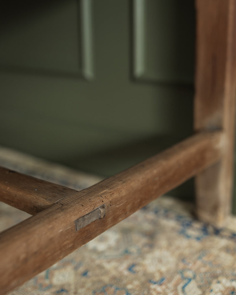 1880s Irish Table with Drawer