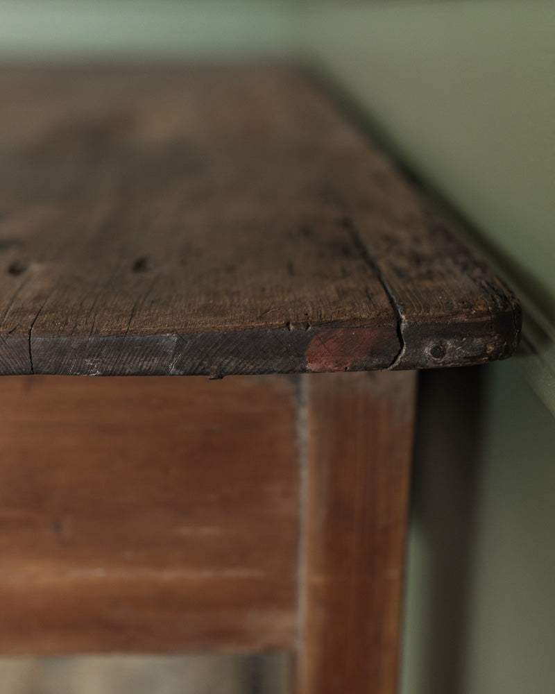 1880s Irish Table with Drawer