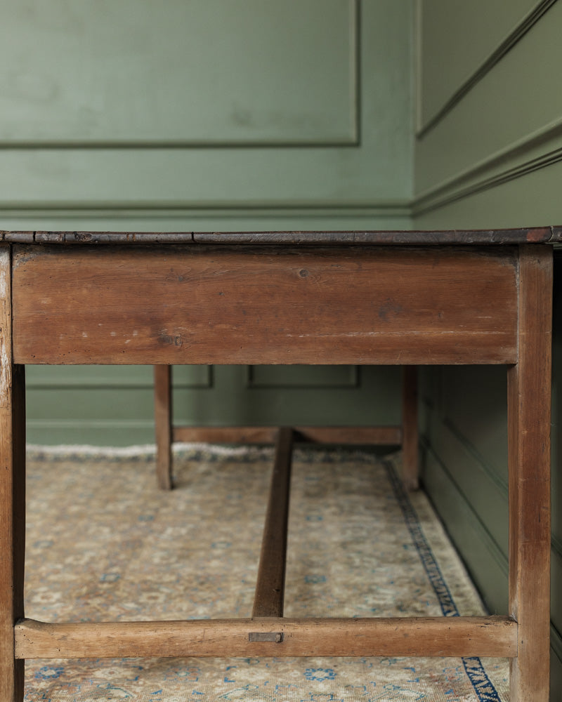 1880s Irish Table with Drawer