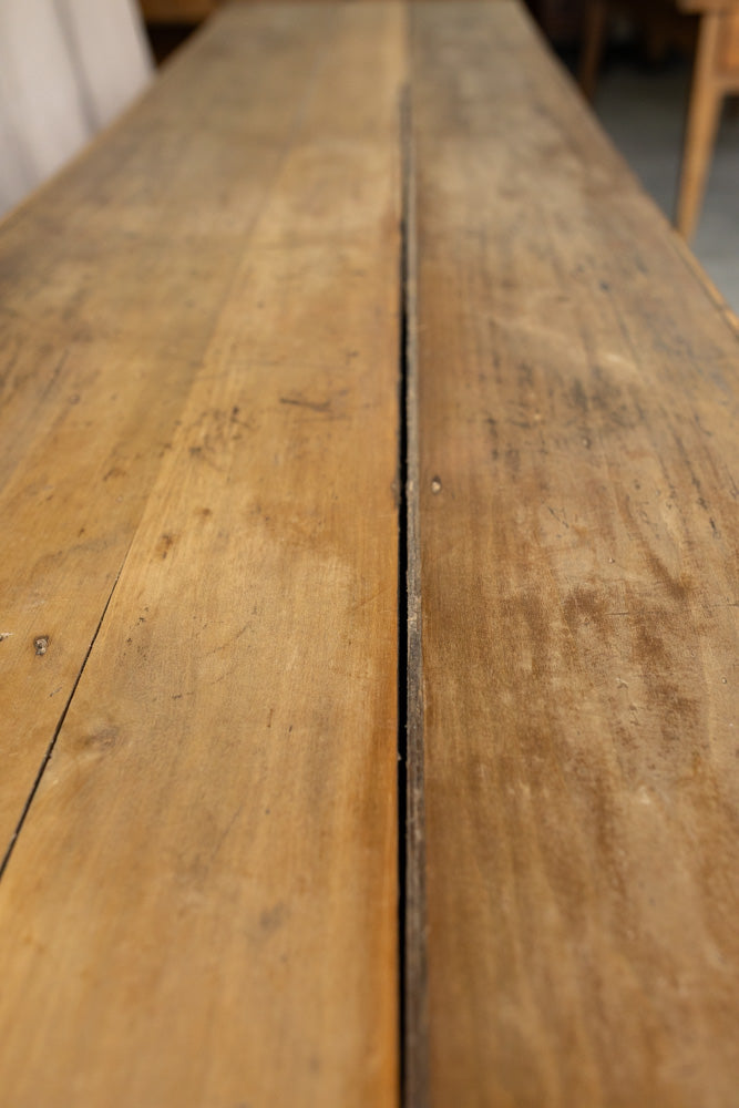 1890s English Pine Shop Counter