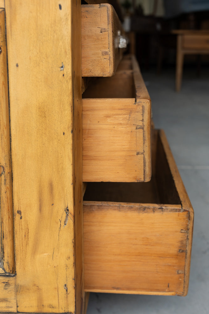 1890s English Pine Shop Counter