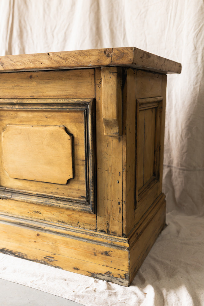 1890s English Pine Shop Counter