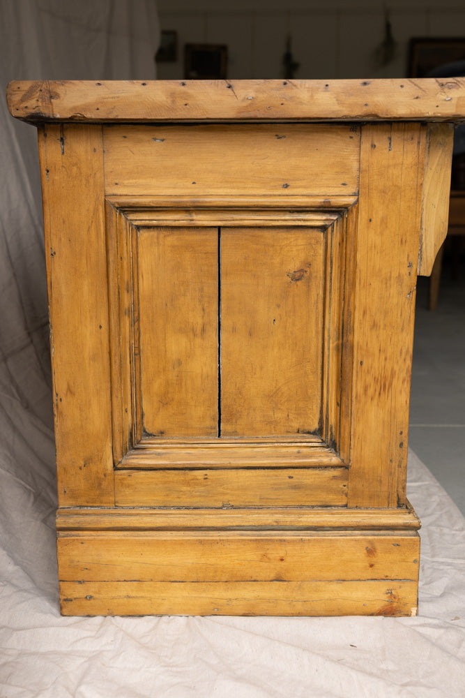 1890s English Pine Shop Counter