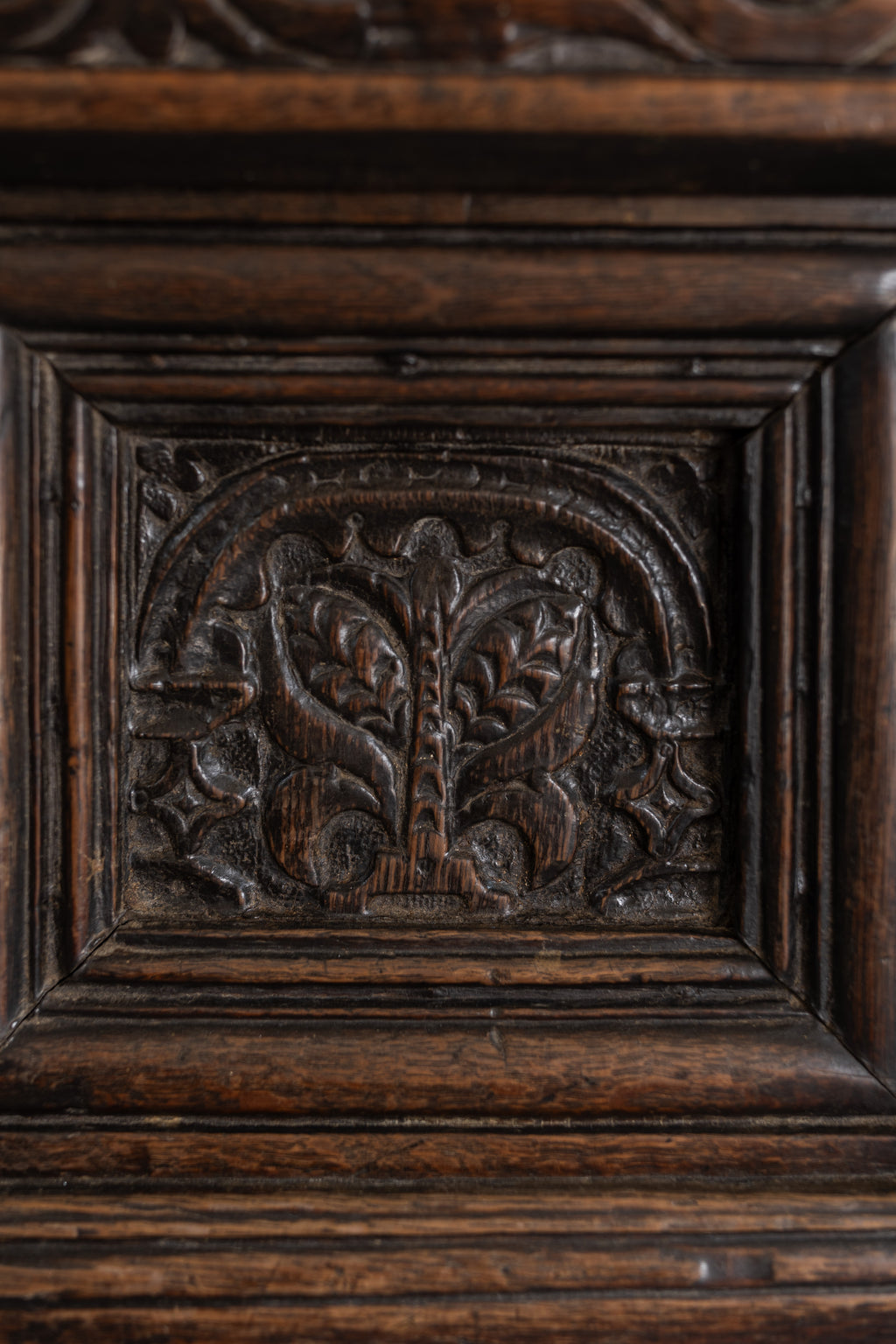 17th Century Carved Yorkshire Oak Coffer (Chest)