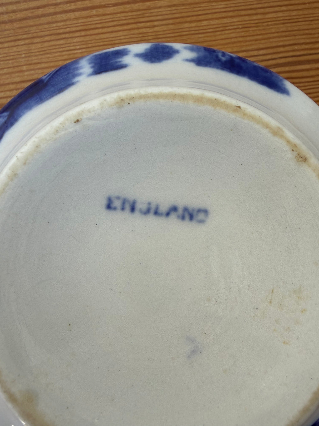 Blue & White Transferware Small Bowl