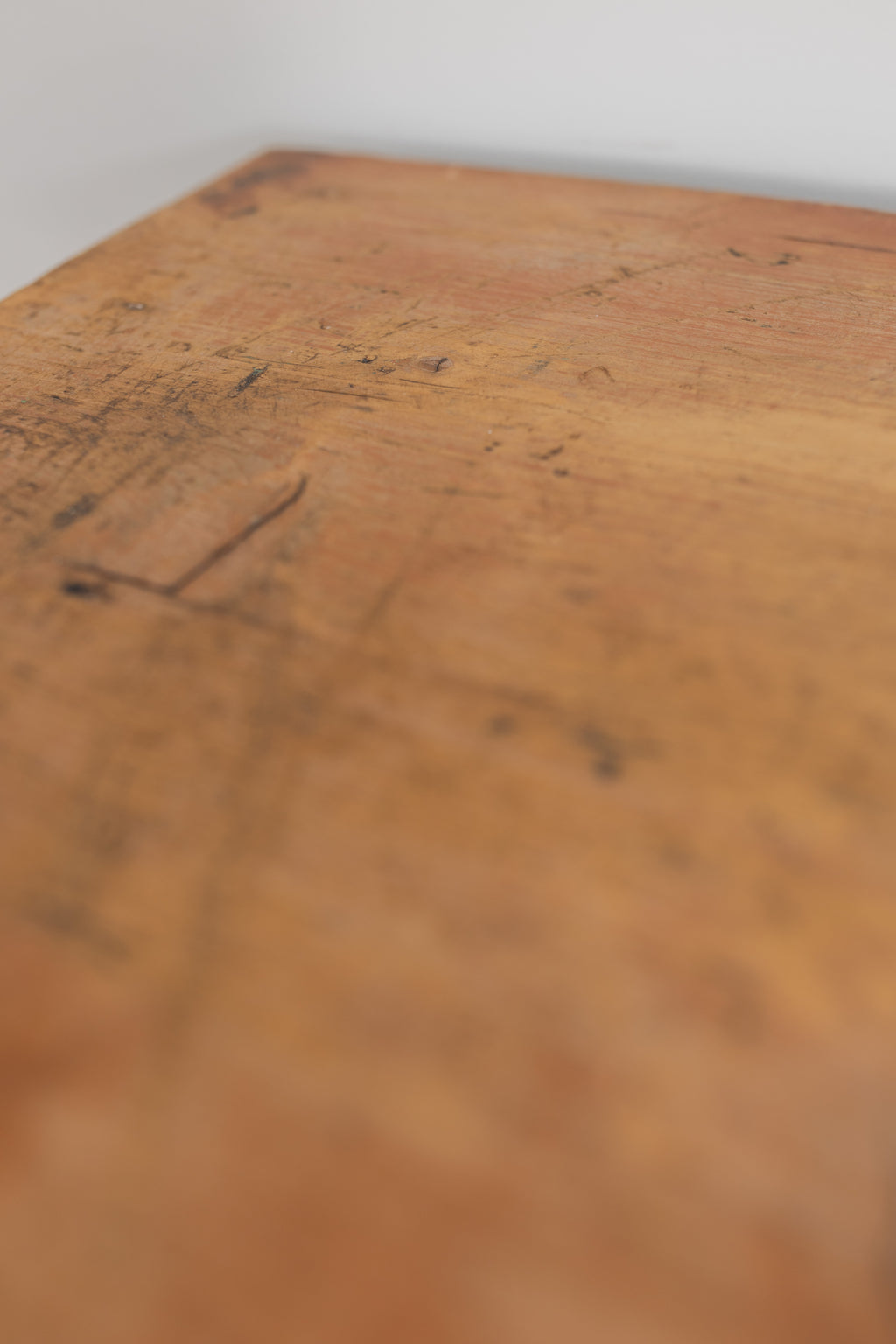 Miniature English Pine Table with Drawer