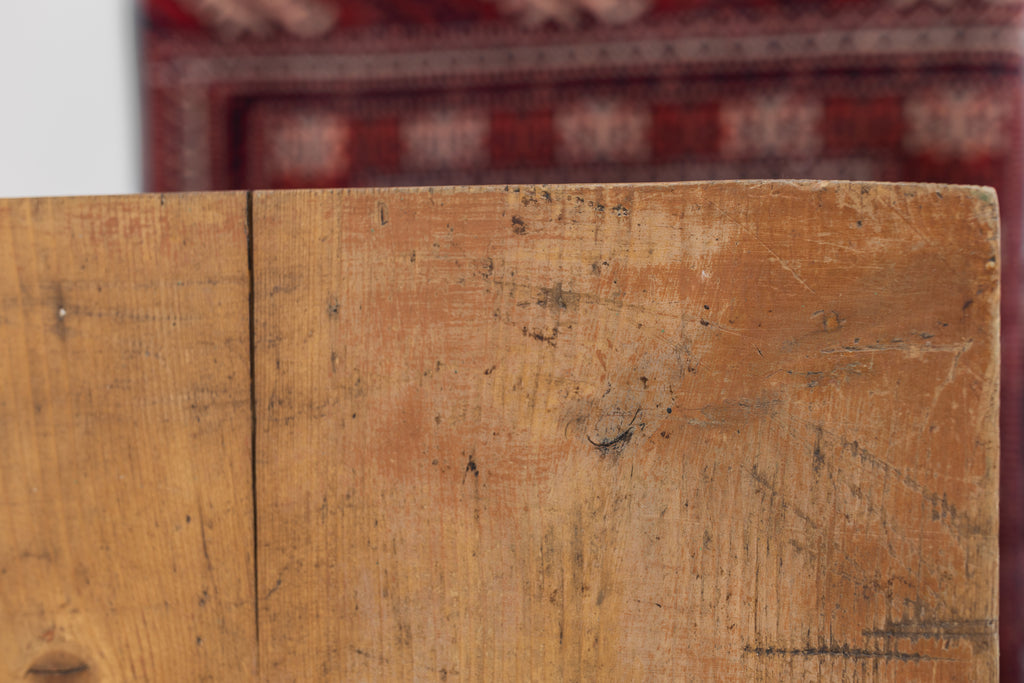 Miniature English Pine Table with Drawer