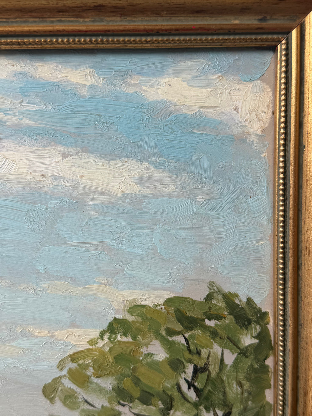 Covenham Haystacks Oil painting, signed