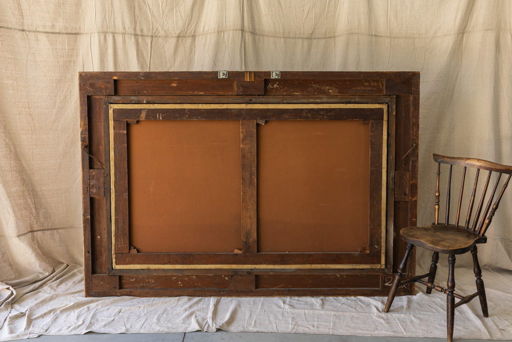 Large Scale Joseph Vincent Barber Oil Painting