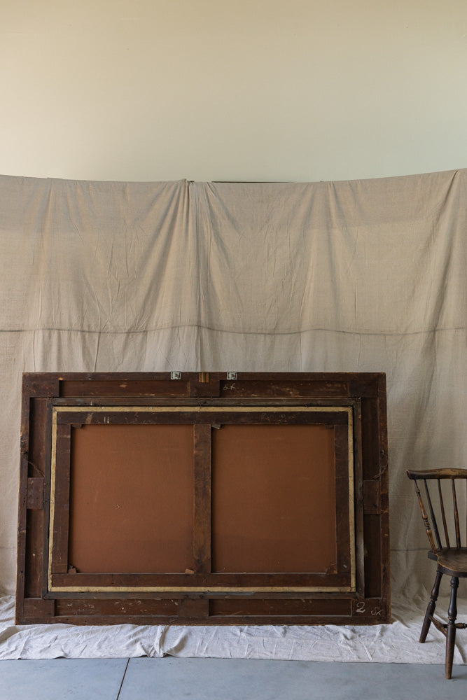 Large Scale Joseph Vincent Barber Oil Painting